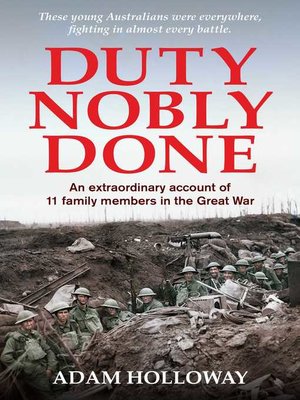 cover image of Duty Nobly Done